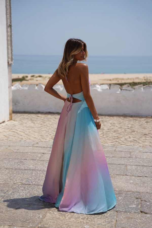 Aurora Long Multicolor Dress - Image 15